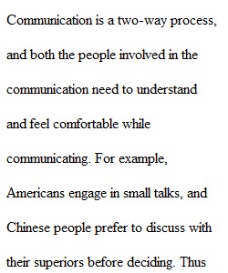 Discussion: Communication Styles Among Cultures